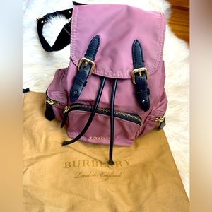 Burberry mini backpack pink